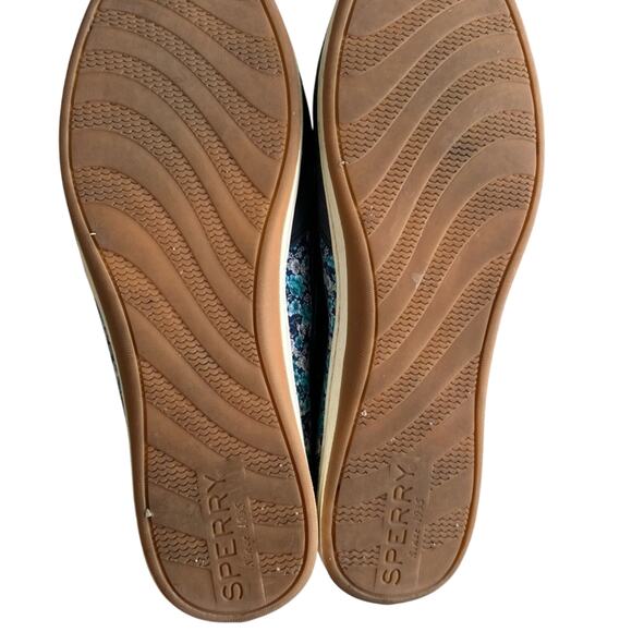 Sperry Top Sider Women’s Koifish Floral Leather Boat Shoes - Picture 4 of 5